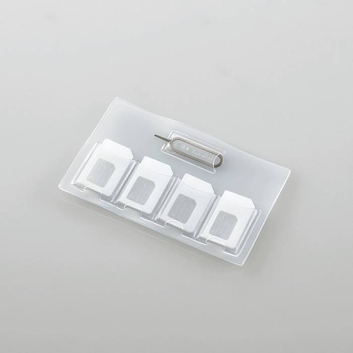 ������Բġ�SIM�����ɥ����� SIM/miniSIM/nanoSIM 4���Ǽ ��ǥ��������� ��Ǽ �ݴ� ����ѥ��� �������� ���� ���쥳�� CMC-SIMC01CR