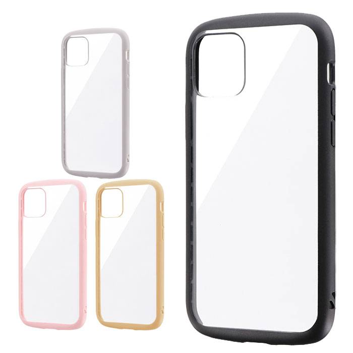 iPhone 11 6.1inch ケース カバー 耐衝撃 ハイブリッドケース クリアケース　スリムデザイン PALLET CLEAR LEPLUS LP-IM19PLC