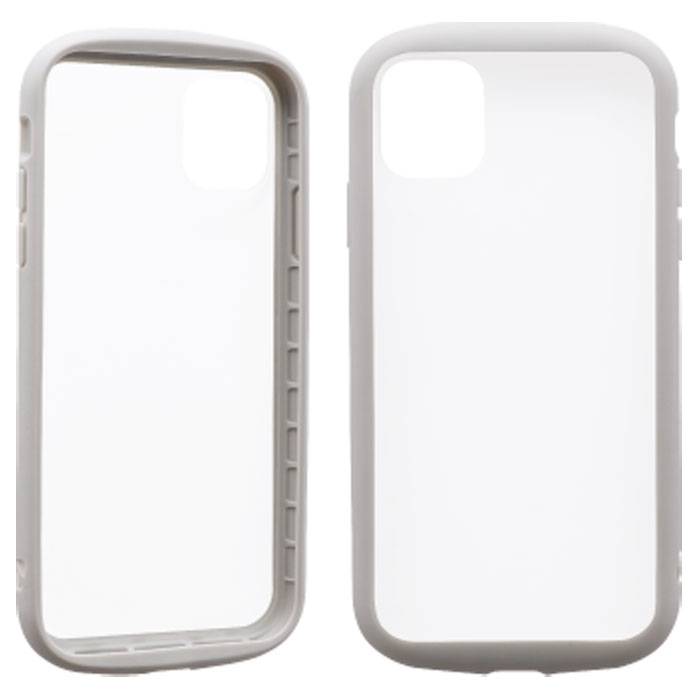 iPhone 11 6.1inch ケース カバー 耐衝撃 ハイブリッドケース クリアケース　スリムデザイン PALLET CLEAR LEPLUS LP-IM19PLC