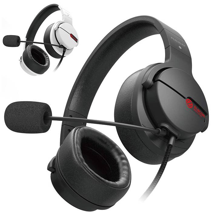 【代引不可】FPS ゲーミングヘッドセット 両耳 オーバーヘッド バーチャルサラウンド機能搭載 ヘッドホン マイク ポーチ付属 エレコム HS-ARMA200V