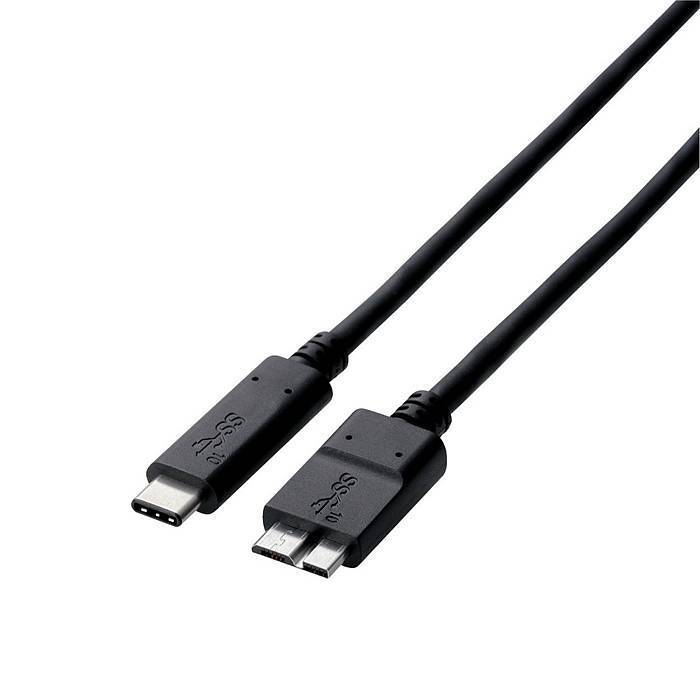 ڤڡۡԲġUSB3.1֥ Type C (USB C to Micro B) 0.5m USB3.1ǧ 3A 10Gbps 쥳 USB3-CMB05NBK