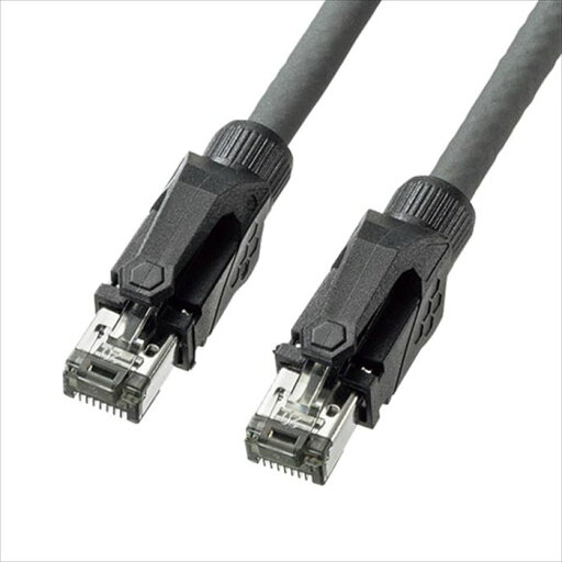 LANケーブル 0.5m グレー CAT6A STP 10GbE 超高速ネットワーク対応 ツメ折れ防止カバー サンワサプライ KB-T6ASTP-005GY LANケーブル 0.5m グレー CAT6A STP 10GbE 超高速ネットワーク対応 ツメ折れ防止カバー サンワサプライ KB-T6ASTP-005GY