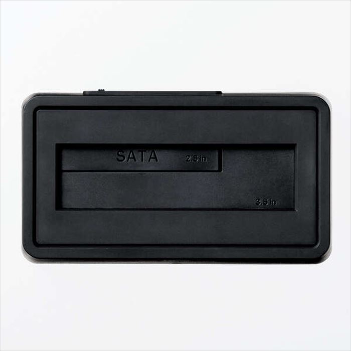 【代引不可】HDD/SSDスタンド USB3.2Gen2 1BAY 電源連動機能 ホコリ侵入防止カバー搭載 TV/PS4対応 ブラック エレコム LGB-1BSTUC - Image 3