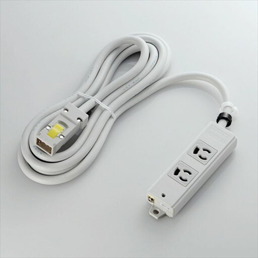 【代引不可】PCタップ 電源タップ ハーネス仕様 工事用タップ 3m 3P式 2個口 コンセント EU RoHS指令準拠 エレコム T-WHRM3230LG/RS 【代引不可】PCタップ 電源タップ ハーネス仕様 工事用タップ 3m 3P式 2個口 コンセント EU RoHS指令準拠 エレコム T-WHRM3230LG/RS