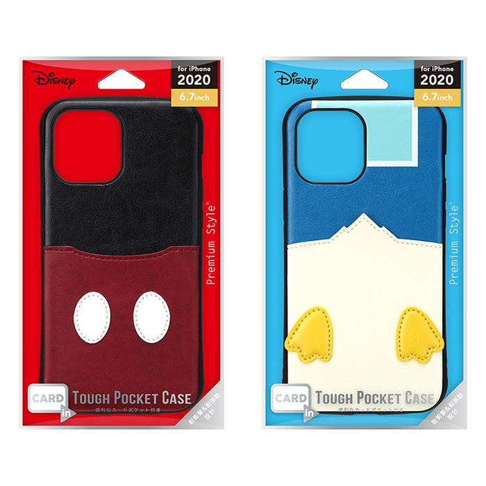 iPhone 12 Pro Max タフポケットケース 耐衝撃 耐振動 ディズニー キャラクターケース かわいい PGA PG-DPT20H01