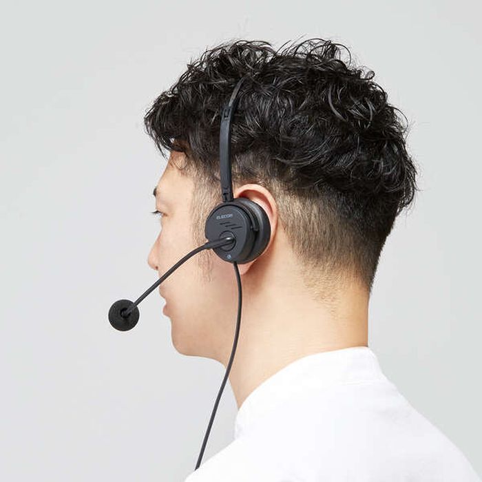 ������Բġ�USB�إåɥ��å��Ҽ������С��إåɥ����� �����֥�Ĺ1.8m �ⲻ�� �إåɥۥ� �ޥ��� �ӥǥ����� ��������å� �֥�å� ���쥳�� HS-HP29UBK
