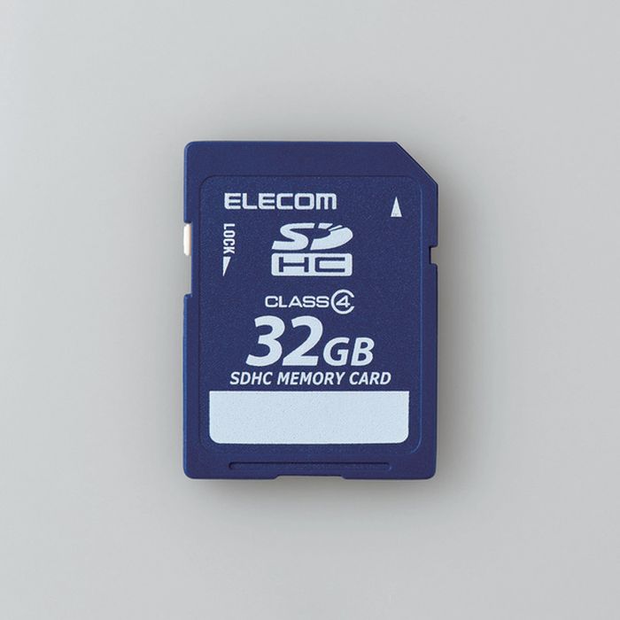 【代引不可】SDHCメモリカード データ復旧サービス付 32GB class4対応 SDカード デジタルカメラ ビデオカメラ エレコム MF-FSD032GC4R