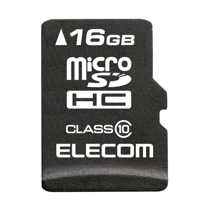 【代引不可】microSDHCメモリカード データ復旧サービス付 16GB class10対応 防水仕様 SD変換アダプタ付属 スマホ タブレット エレコム MF-MSD016GC10R