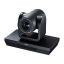 【沖縄・離島配送不可】【代引不可】WEBカメラ 光学10倍ズーム搭載 フルHD 210万画素 高画質 首振り リモコン WEB会議 テレワーク サンワサプライ CMS-V54BK