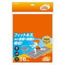 Switch用 フィットマット 折りたたみタイプ 厚さ6mm 61×173cm 低反発性クッション 防音 衝撃吸収 ヨガマット オレンジ アローン ALG-NSFMOR