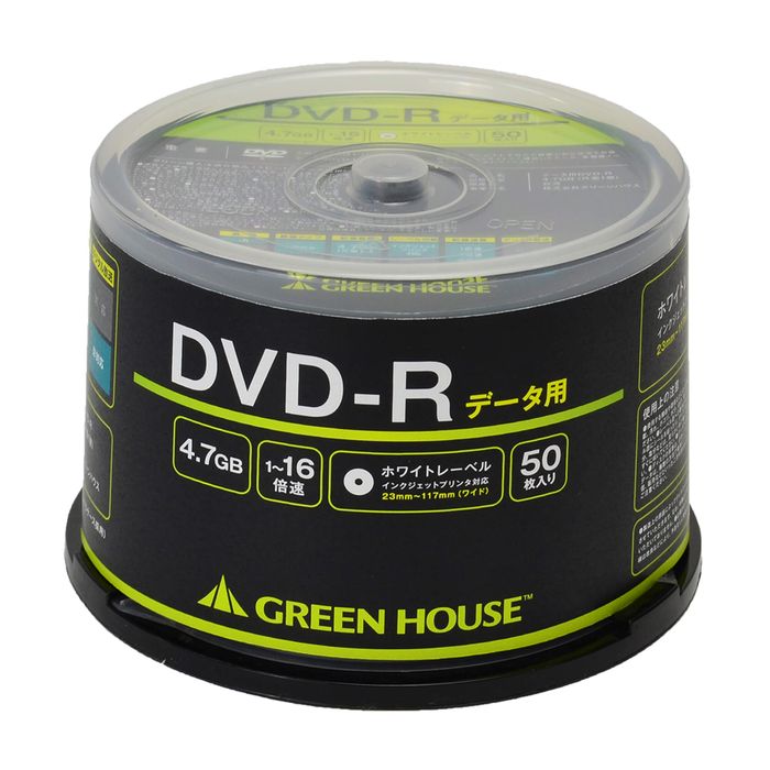 DVD-R データ用 1～16倍速 50枚入りス