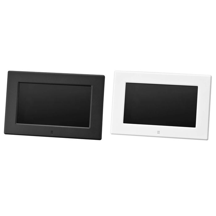 【沖縄・離島配送不可】デジタルフォトフレーム 7型ワイド 800×480 高解像度液晶搭載 静止画・音楽・動画再生 時計 カレンダー グリーンハウス GH-DF...