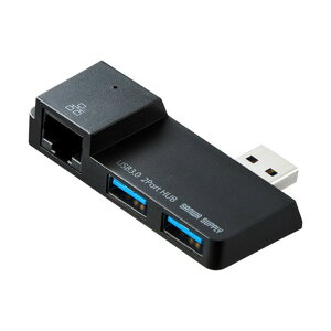ԲġSurface Pro USBϥ LANץ Ķ® USB3.2 Gen1 2ݡ Surface ProͭLAN³ 掠ץ饤 USB-3HSS2BK2