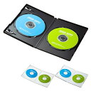 【代引不可】DVDトールケース 2枚収納 10枚セット インデックスカード付属 Blu-ray DVD CD メディアケース 収納 整理 保管 サンワサプライ ...