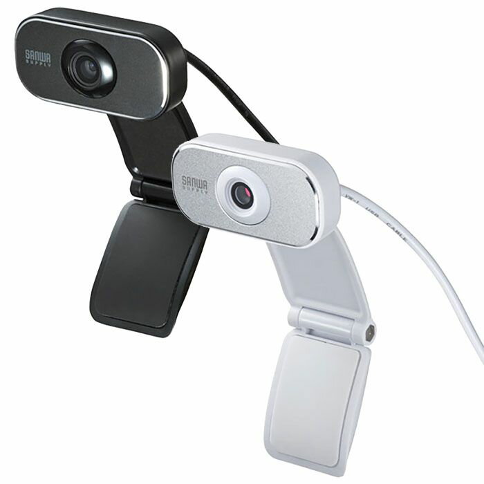 【代引不可】WEBカメラ フルHD 200万画素 高画質 スタンド付 マイク内蔵 簡単接続 ビデオ会議 テレワーク サンワサプライ CMS-V41