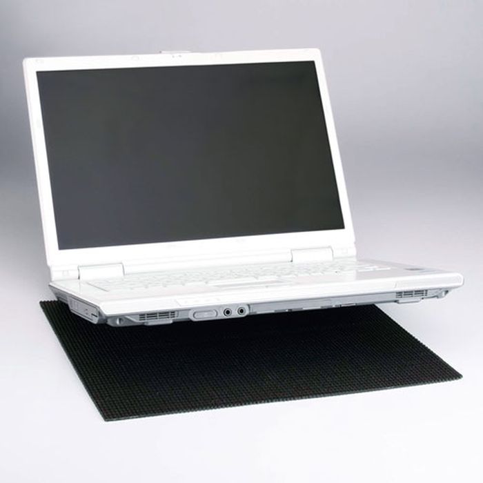 【代引不可】タブレット・ノートPC用 滑り止めマット 350×300mm 耐震マット カットOK 水洗いOK 横滑り抑制 ズレない! サンワサプライ QL-10N