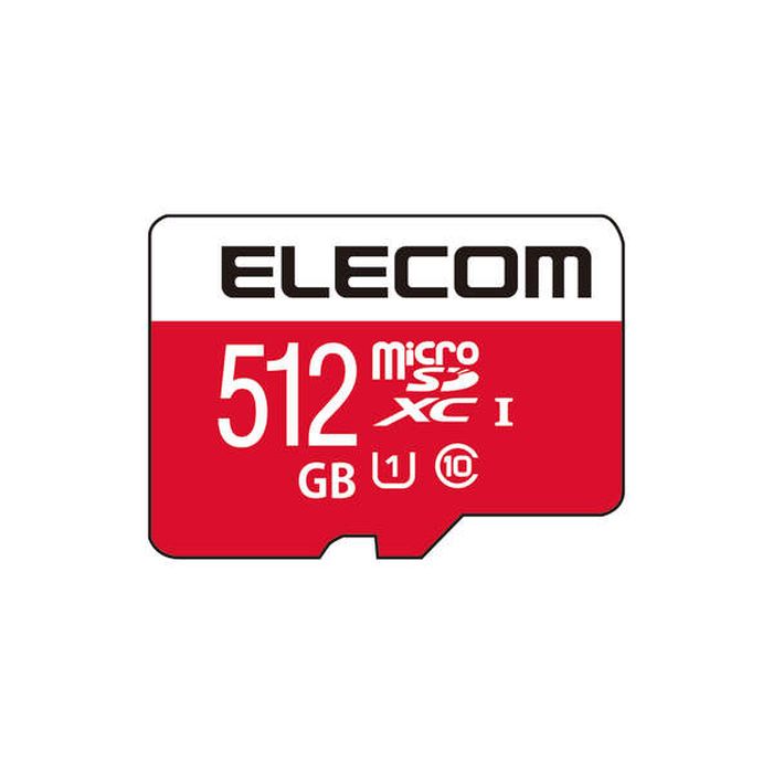 【沖縄・離島配送不可】【代引不可】microSDカード 512GB 最大80MB/s 高速データ転送 変換アダプター付属 NINTENDO SWITCH対応 SDメモリカード エレコム GM-MFMS512G