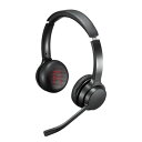 【代引不可】Bluetoothヘッドセット 両耳タイプ 単一指向性マイク ヘッドセット 左右対応 ヘッドホン マイク 通話 WEB会議 音楽 コンパクト 便利 ...