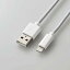 ԲġLightning֥ 0.5m ֥åȸ  USB A to Lightning֥ iPhone iPad iPod  ǡž ۥ磻 쥳 MPA-UALA05WH