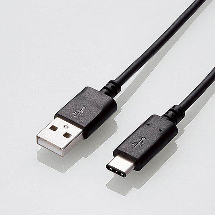 【あす楽】【代引不可】スマートフォン用USBケーブル USB(A-C) 認証品 1.0m ブラック エレコム MPA-AC10NBK
