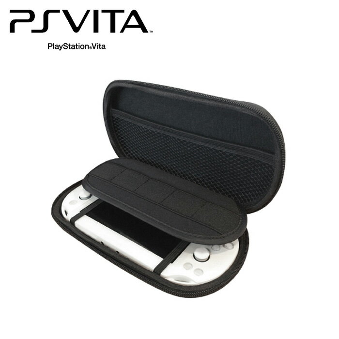 PlayStationVita(PCH-2000)　PSVITA2000　ケース/カバー　軽くて丈夫　衝撃に強いEVA素材　ソフトやSDカードが4枚入る収納ポケ...