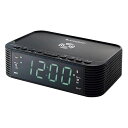 【即日出荷】ワイヤレス スマホ充電 クロックラジオ Bluetooth機能付き 余計なコードもなくなりスッキリ ANABAS CR-BT100