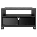 テレビ台 ~26V型対応 KAD series ハーフオープン ブラック 木目 テレビラック TV台 TVラック AVラック Swing AS-KAD590-B(3)