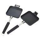 【即日出荷】ホットサンドグリル カセットこんろ専用 セパレート式 2WAY仕様 フッ素樹脂加工 オリジナルレシピ付き 岩谷 CB-P-HSG