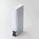 【代引不可】エレコム Blu-ray/DVD/CD用ディスクファイル 48枚収納/ブルー CCD-FB48BU(2)