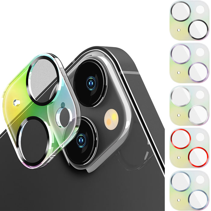 iPhone 14/14 Plus用 カメラフルプロテクター カメラレンズ 保護フィルム カバー 傷防止 全面保護 厚さ3mm 硬度10H スマホ アクセサリー PGA PG-22RCLG