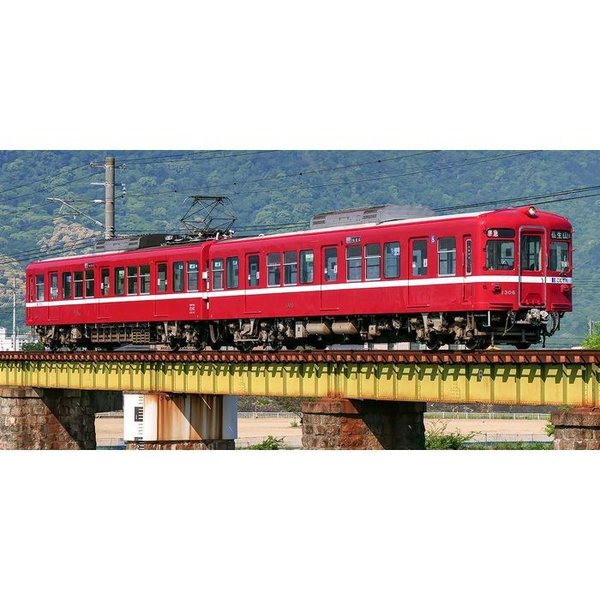 【沖縄・離島配送不可】Nゲージ 高松琴平電気鉄道 1300形 追憶の赤い電車 2両編成トータルセット 動力付き 鉄道模型 …