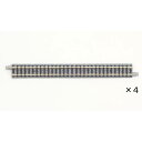 Nゲージ ストレートレール S158.5 F 4本セット 鉄道模型 ジオラマ アクセサリー レール 線路 パーツ トミーテック 1806