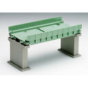 Nゲージ 複線ガーダー橋2セット 緑 複線PC橋脚付 鉄道模型 ジオラマ ストラクチャー レール 線路 風景 小物 トミーテック 3068
