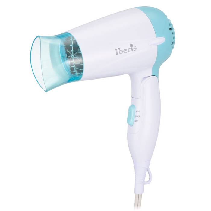 イオンヘアドライヤー 温風・冷風 軽量コンパクト ハンドル折りたたみ式 OHM HB-HIHD806C