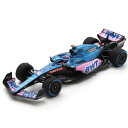 【沖縄・離島配送不可】スパーク 1/18 アルピーヌ A522 BWT 2022 F1 モナコGP 7位 #14 F.アロンソ アクリルケース付 Spark Japan 18S750