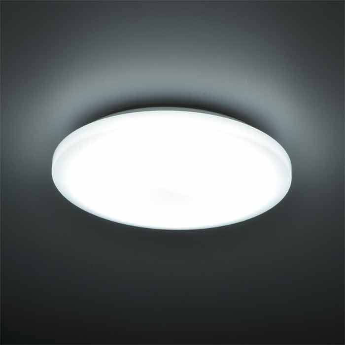 LEDシーリングライト 調光4段階 ～6畳用 直径45cm 昼光色 最大3000 lm 24W インテリア 照明 OHM LE-Y24D6G-W4 [3]