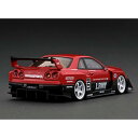 【沖縄・離島配送不可】イグニッションモデル 1/43 LB-ER34 Super Silhouette SKYLINE Red/Black #9 模型 ミニカー 車 コレクション ティーケー・カンパニー IG2853