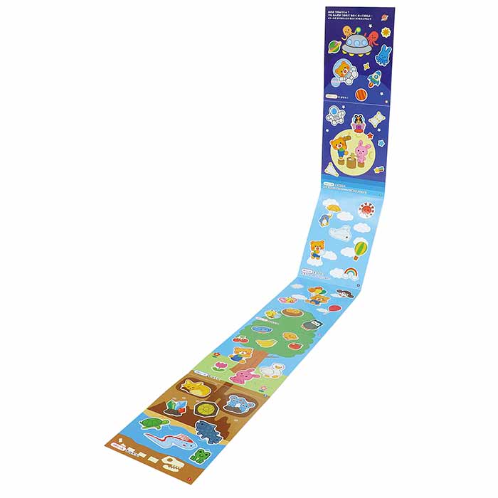 ながーいシールブックあがってのぼってどこまでも 知育玩具 おもちゃ 子供 児童 教育 学習 教材 アーテック 11876 2