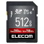 【沖縄・離島配送不可】【代引不可】SDカード SDXC 512GB Class10 UHS-II U3 V60 最大転送速度280MB/s 防水 IPX7準拠 4K動画に最適 データ復旧サービス付 エレコム MF-FS512GU23V6R