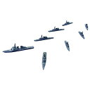 軍艦-37 1/3000 海上自衛隊第4護衛隊群(1998年) プラモデル 模型 ジオラマ 軍艦 戦艦 未塗装 フジミ模型 4968728401645