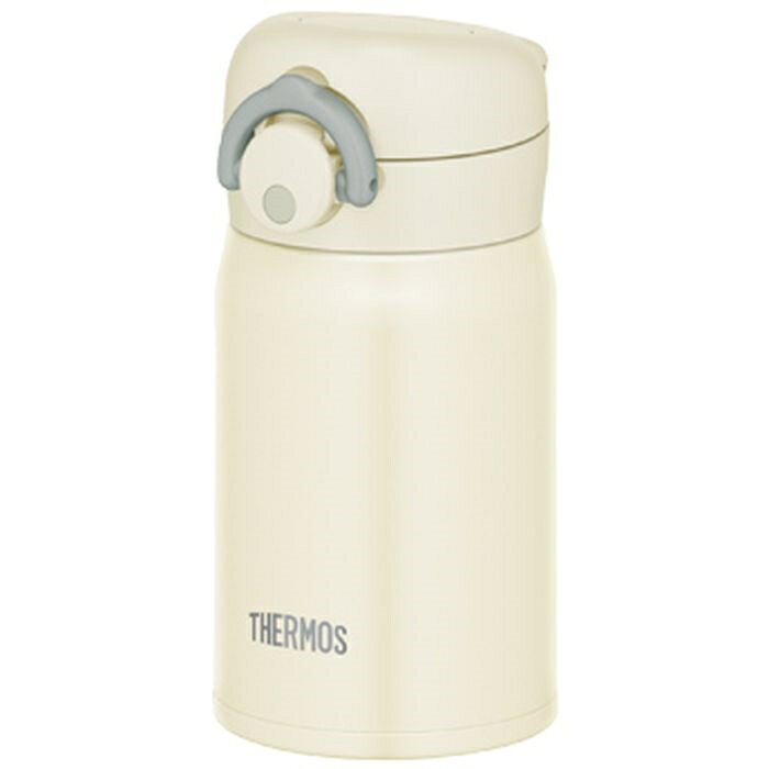 SEARCH WORD：THERMOS ケータイマグ 水筒 ボトル オフィス 会社 持ち運び 携帯 冬 夏 ホット コールド 保冷 保温 商品概要：コップ1杯分の水分補給ができるケータイマグ！寝室や、入浴前後、お子さまと一緒に過ごす時間に、ちょっとした水分補給をするのに最適です。 ● コンパクトなサイズだから、家の中で持ち運びやすく、場所をとらない。 ● 飲み口を外して洗えるので、お手入れが簡単です。 ● ワンタッチでオープンするせんユニットは、ロックリング付き。 ● 丸洗いOK ※本体は水中に放置しないでください。 ● 魔法びん構造だから高い保温・保冷力。結露せず、もれません。 ● スポーツ飲料OK！ ※温めたスポーツ飲料は入れないでください。商品仕様：■メーカー：サーモス■JANコード：4562344385480■商品名：真空断熱ケータイマグ THERMOS 丸洗いOK 魔法びん構造 保温 保冷 0.25L ナチュラルホワイト■型番：JOP-250-NW■カラー：ナチュラルホワイト■実容量（L）：0.25■保温効力（6時間）：56℃以上■保冷効力（6時間）：11℃以下■口径（約cm）：4.0■本体寸法／幅×奥行×高さ（約cm）：6.5×7.0×13.5■本体重量（約kg）：0.2■注意事項：※製品の仕様や価格は予告なく変更する場合があります。※掲載している画像は、実際の製品と一部異なる場合があります。※商品概要、仕様、サービス内容及び企業情報などは商品発表時点のものです。※最新の情報に関しましては、メーカーサイトをご覧ください。※発売前予約商品についてはメーカーの商品製造数により納期が遅れる場合やご注文キャンセルをお願いする場合がございます。