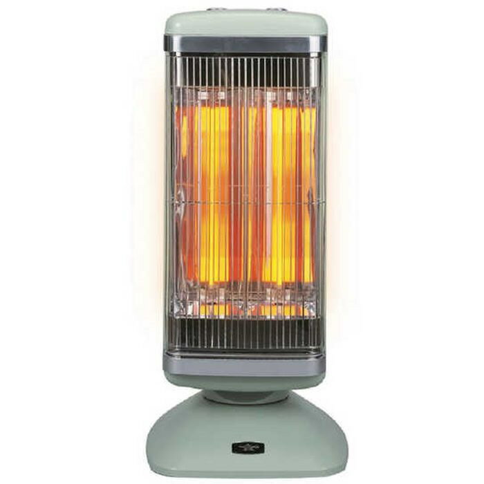 【即日出荷】【沖縄・離島配送不可】アラジン Aladdin 電気ストーブ 遠赤外線 グラファイトヒーター 2灯管 暖房器具 起動0.2秒 縦横ローテーション グリーン アラジン CAH-2G10F-G