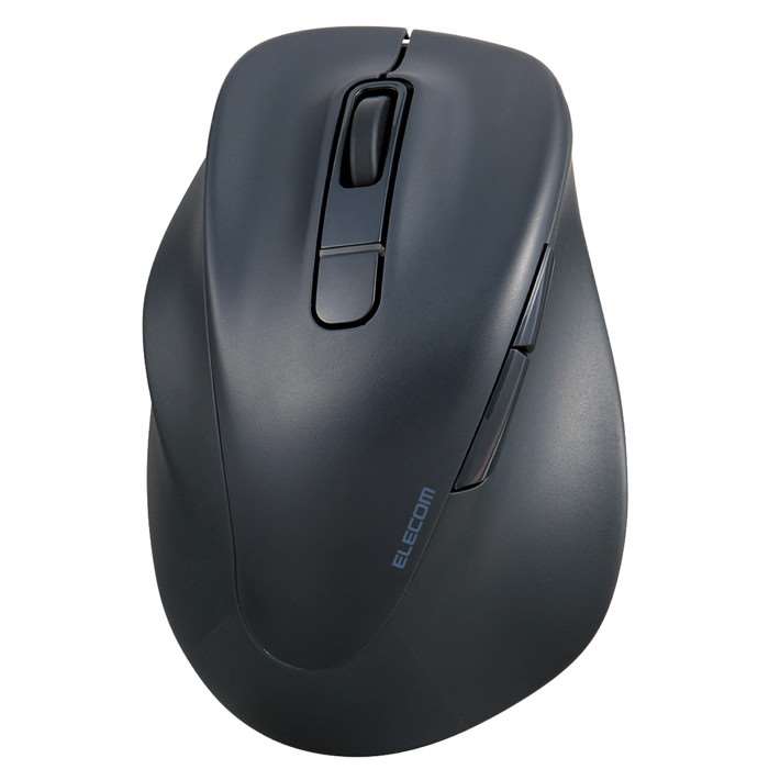 【代引不可】Bluetooth マウス 静音 ワイヤレス 5ボタン 左手専用 Windows 11 10 mac Chrome Android iPhone iPad 対応 抗菌 Mサイズ 2台接続可 EX-G ブラック エレコム M-XGM31BBSKBK