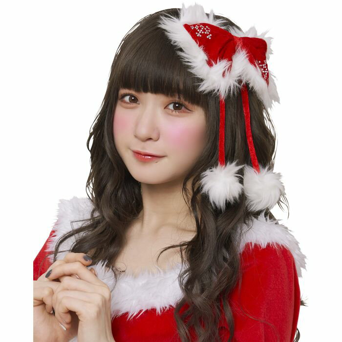 XM クリスタルリボンピン ヘアピン 仮装 コスプレ 衣装 忘年会 クリスマス ハロウィン イベント 誕生日 クリアストーン 4560320849223