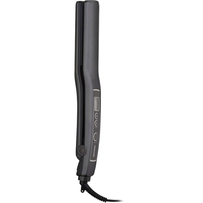 TESCOM マイナスイオン ヘアーアイロン ストレート カール 温度設定 ブラック テス...