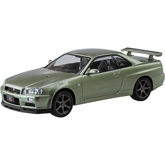 1/32 ザ・スナップキット No.11-D ニッサン R34スカイライン GT-R ニュル(ミレニアムジェイド) アオシマ 062531