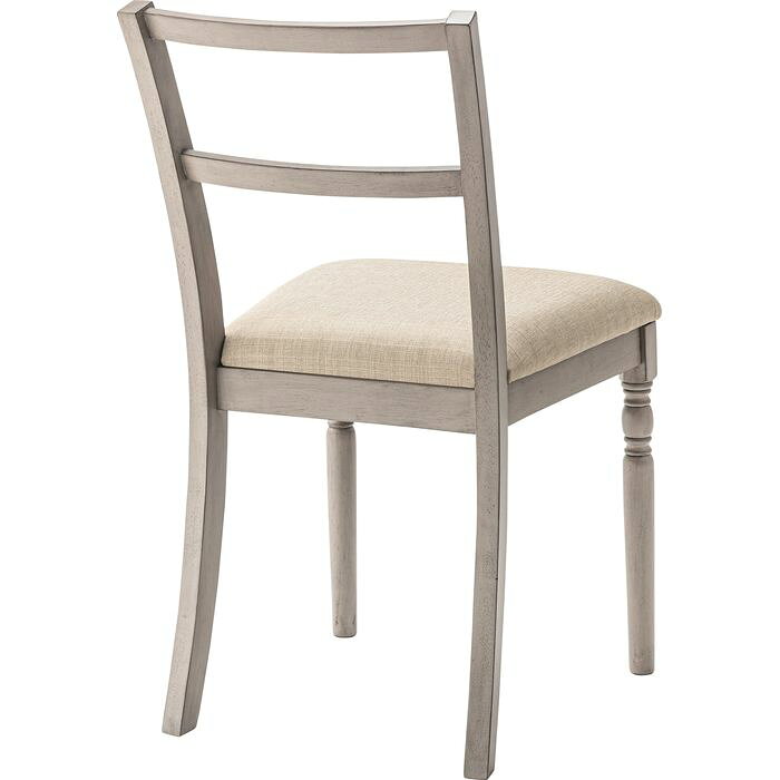 【北海道・沖縄・離島配送不可】【代引不可】ダイニングチェア ターンドレッグ(ろくろ脚) 天然木 グレー 家具 インテリア 東谷 VET-401GY [2]