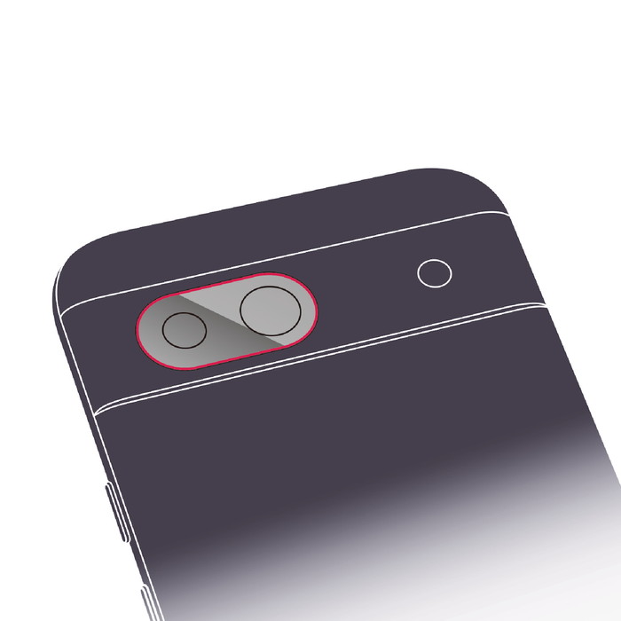 【代引不可】Google Pixel 8a レンズカバー カメラ保護 ガラスフィルム 高透明 強化ガ ...