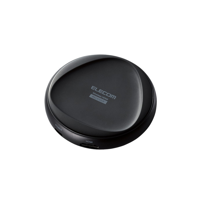 【沖縄・離島配送不可】【代引不可】HDMI 受信機 ワイヤレス 無線 4K 最大8台ペアリング 【 DH-WLTXシリーズ 送信機 別途必要 】 ミラーリング マルチディスプレイ ブラック エレコム DH-WLRX1BK