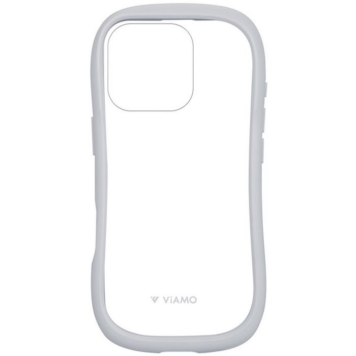 iPhone 16 Pro 耐傷・耐衝撃ハイブリッドケース 「ViAMO freely」 ライトグレー LEPLUS NEXT LN-IP24VMFLGY 2